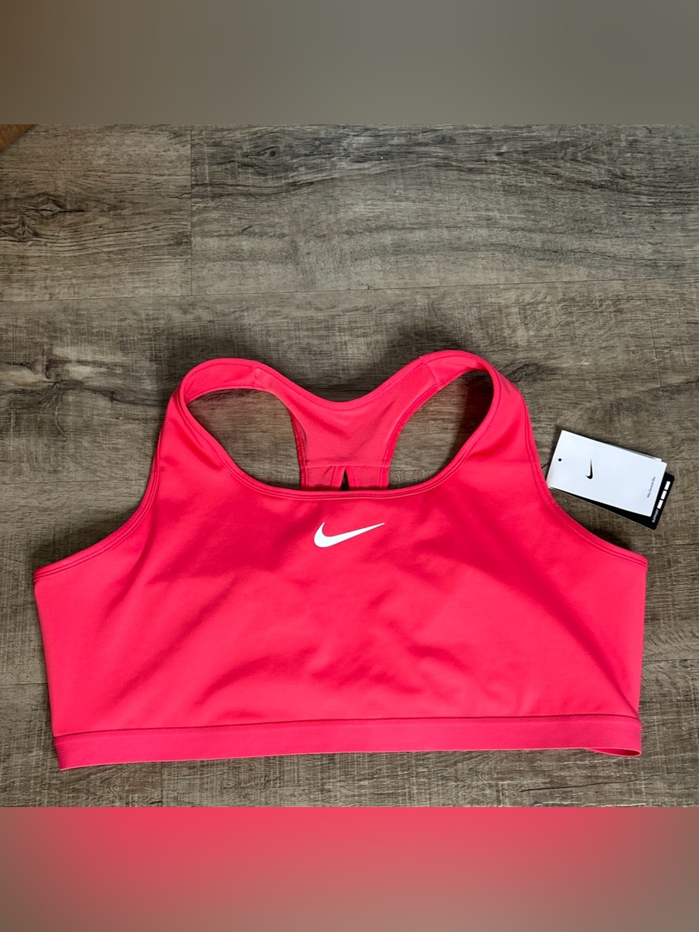 Nike Swoosh High Support Adjustable Sports Bra DX6815 Pink 3X F-G - NEW $60